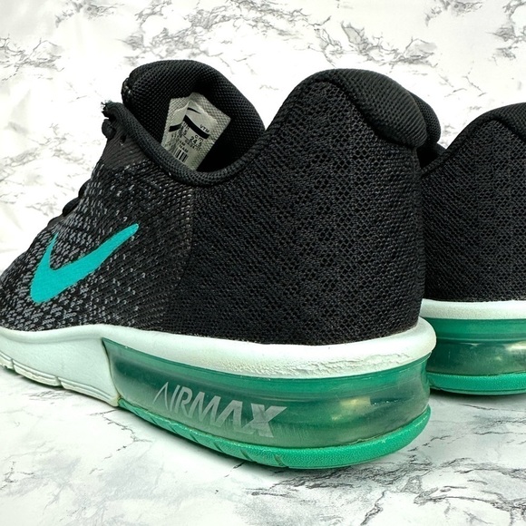 Nike Air Max Teal and Black Size 7.5 - Picture 6 of 9